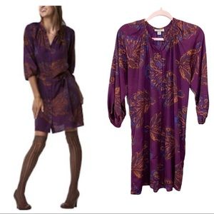 Tucker For Target Signature Dress Purple Abstract Size Medium